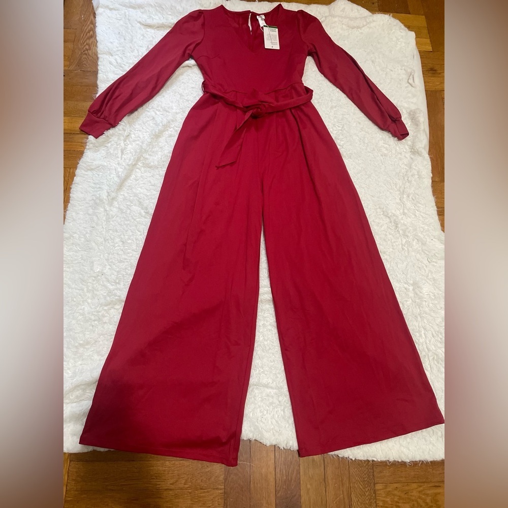 HALARA Deep Red Jumpsuit